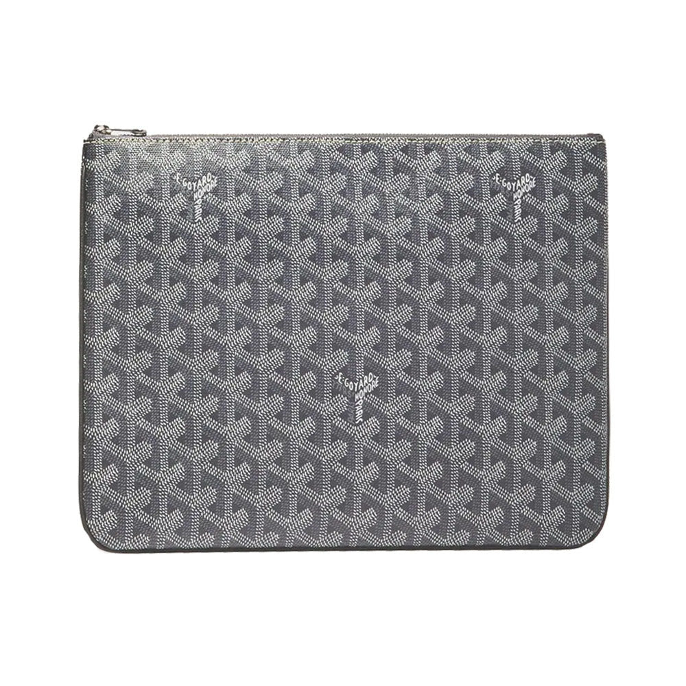 Goyard Senat MM Flat Pouch Grey
