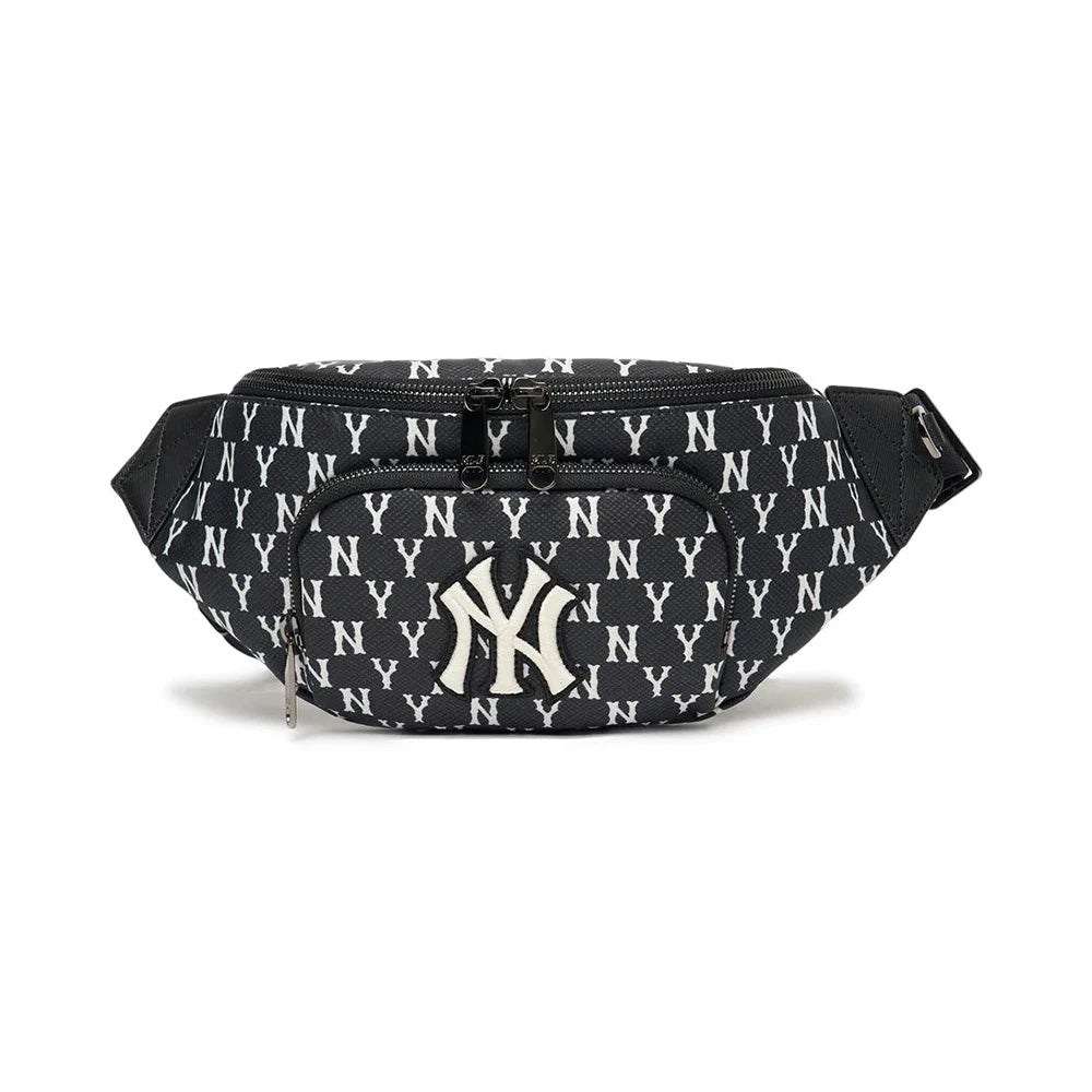 MLB NY Yankees Monogram Hip Sac Waistbag/Bumbag Black