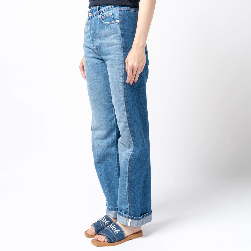 Loewe Descontructed Jeans Denim Blue