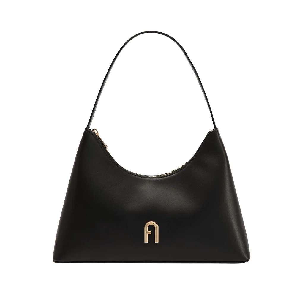Furla Diamante Small Shoulder Bag Black