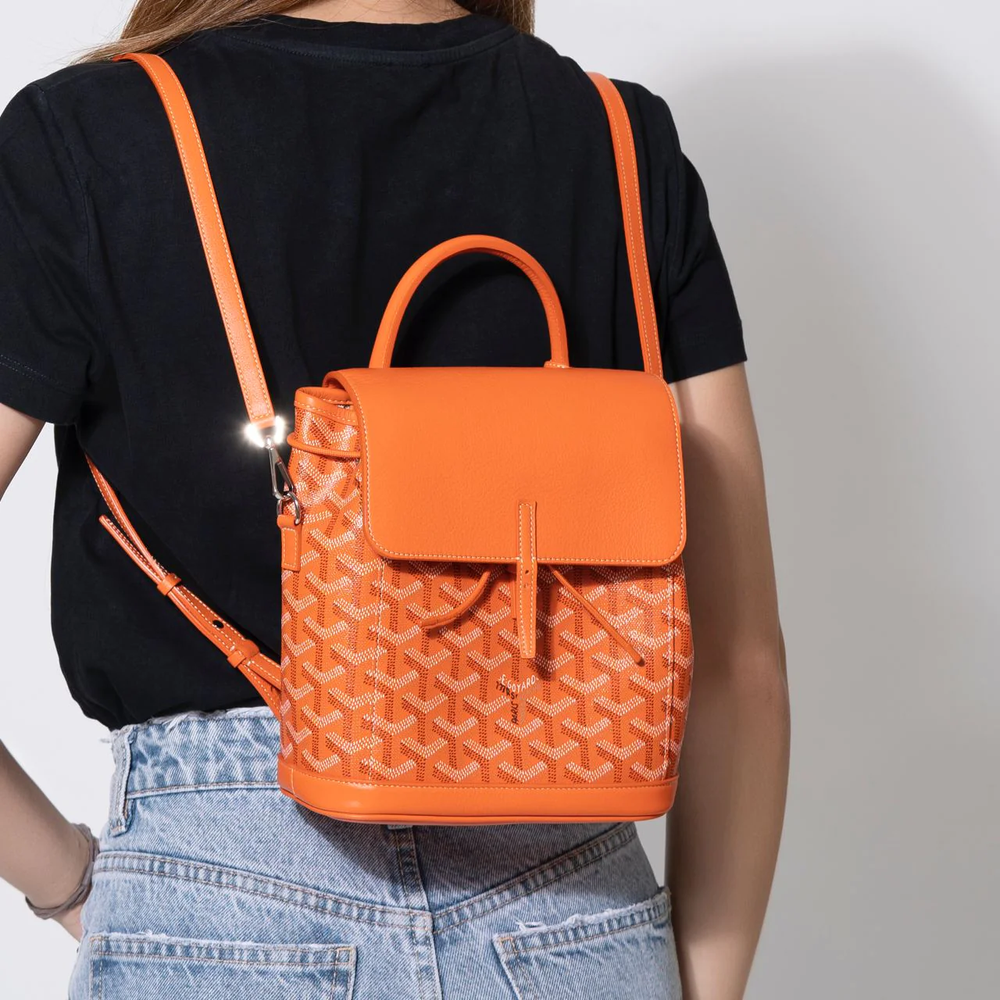 Goyard Alpin Mini Backpack Orange