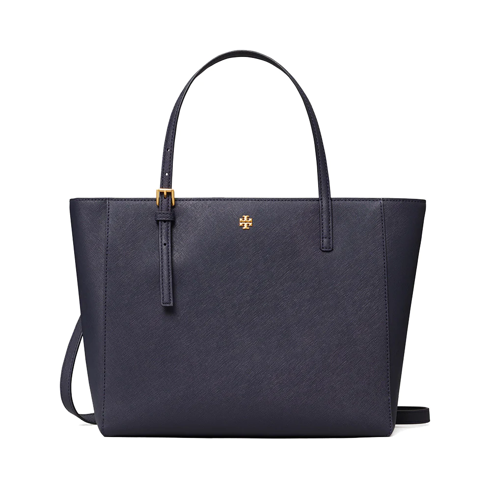 Tory Burch Emerson Tote Bag Small Navy