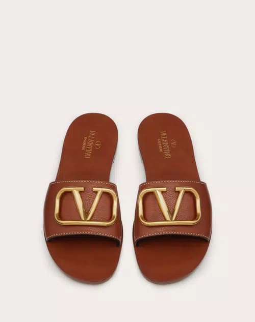 VLogo Signature Slide Sandal Brown