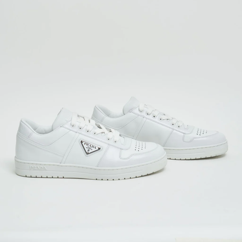 Downtown Sneakers All White dari Prada