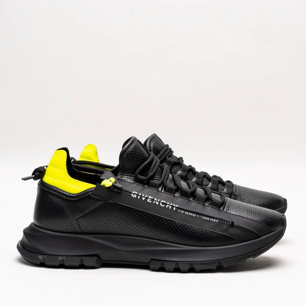 Givenchy Spectre Low Runners Sneakers Black Yellow 