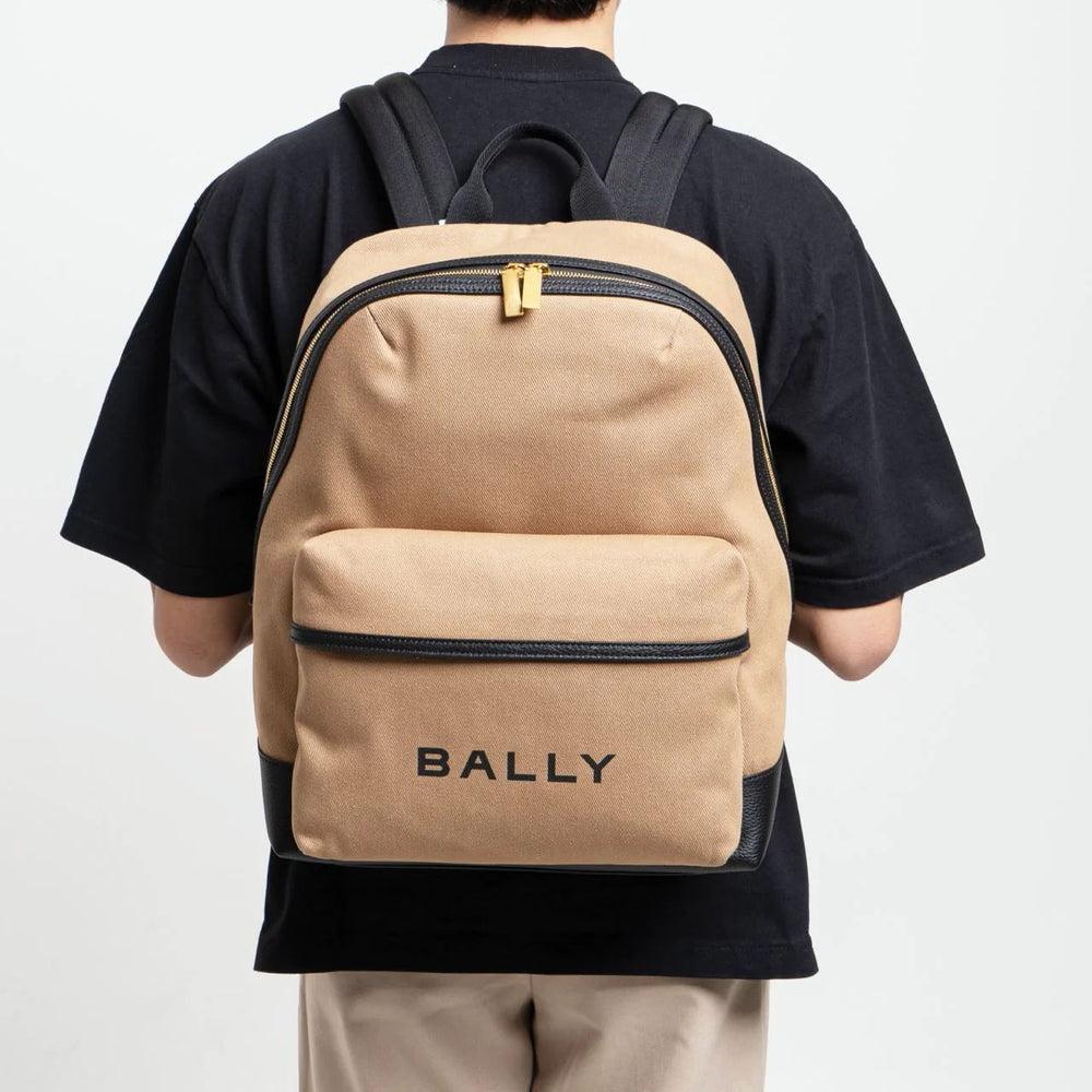 Bally Treck Spiro Backpack Sand Black Beige