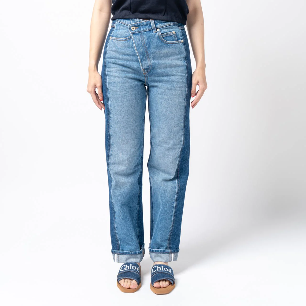 Loewe Descontructed Jeans Denim Blue