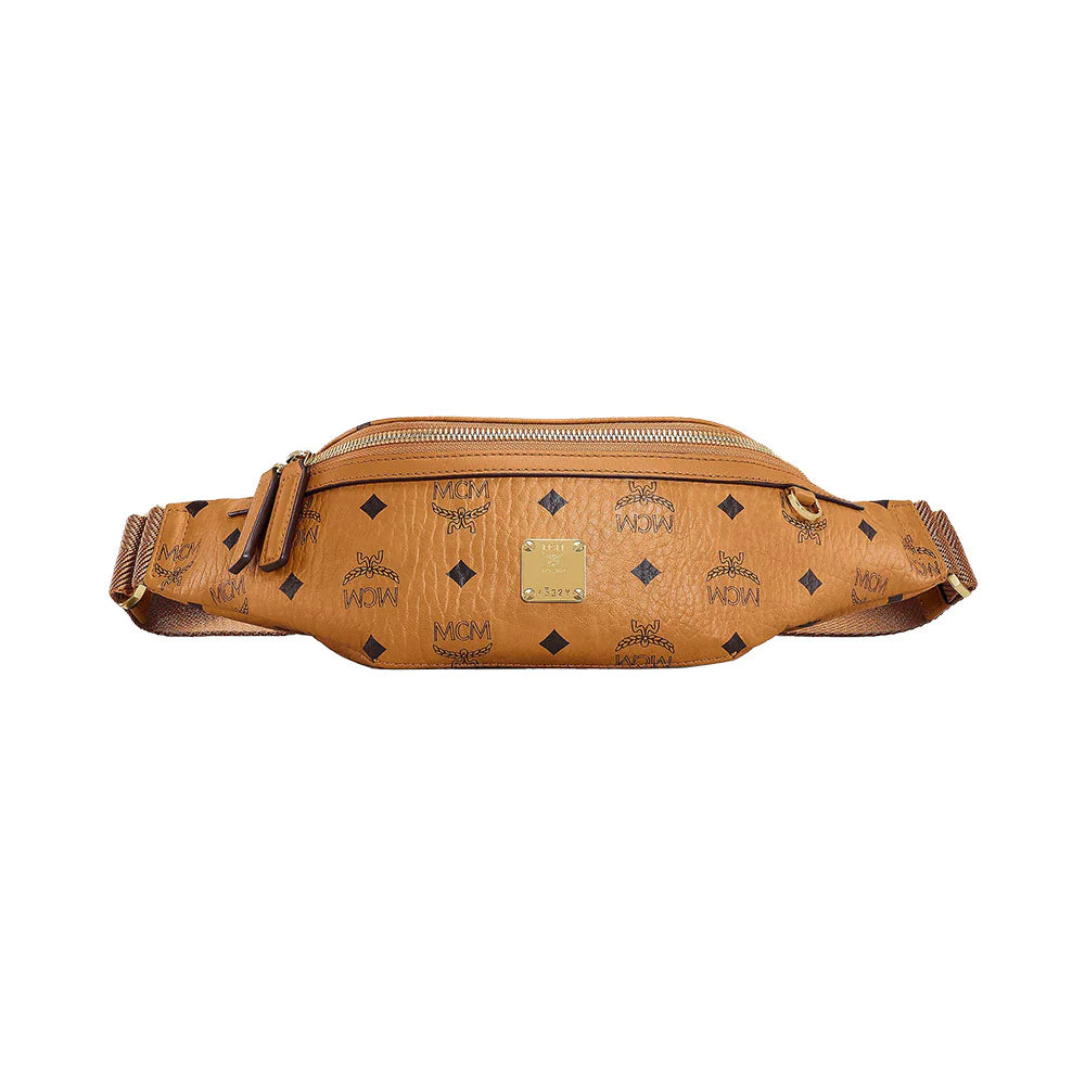 MCM Bumbag Fursten Monogram Cognac