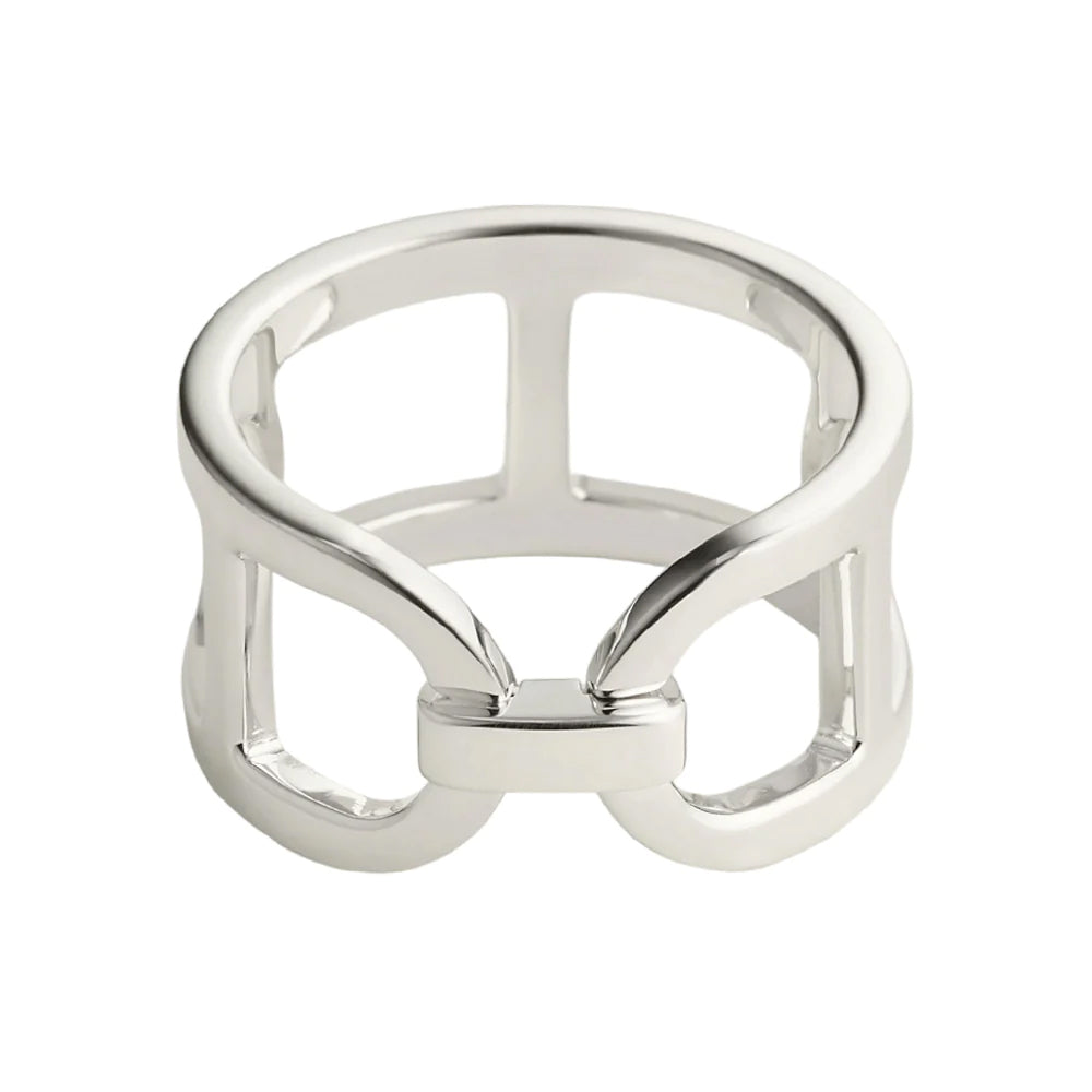 Hermes Ever Chaine D'Ancre Medium Ring Phw