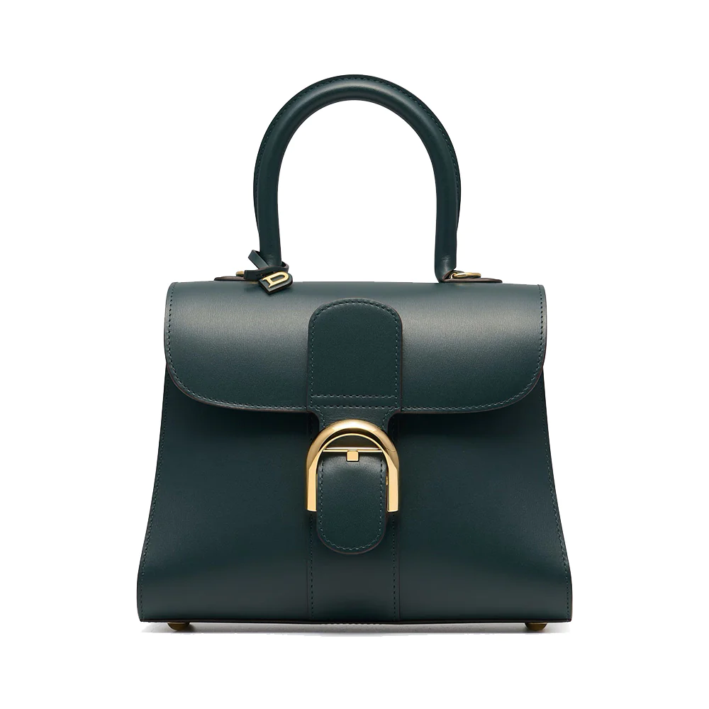 Delvaux Brilliant PM Box Bag Calf Pine