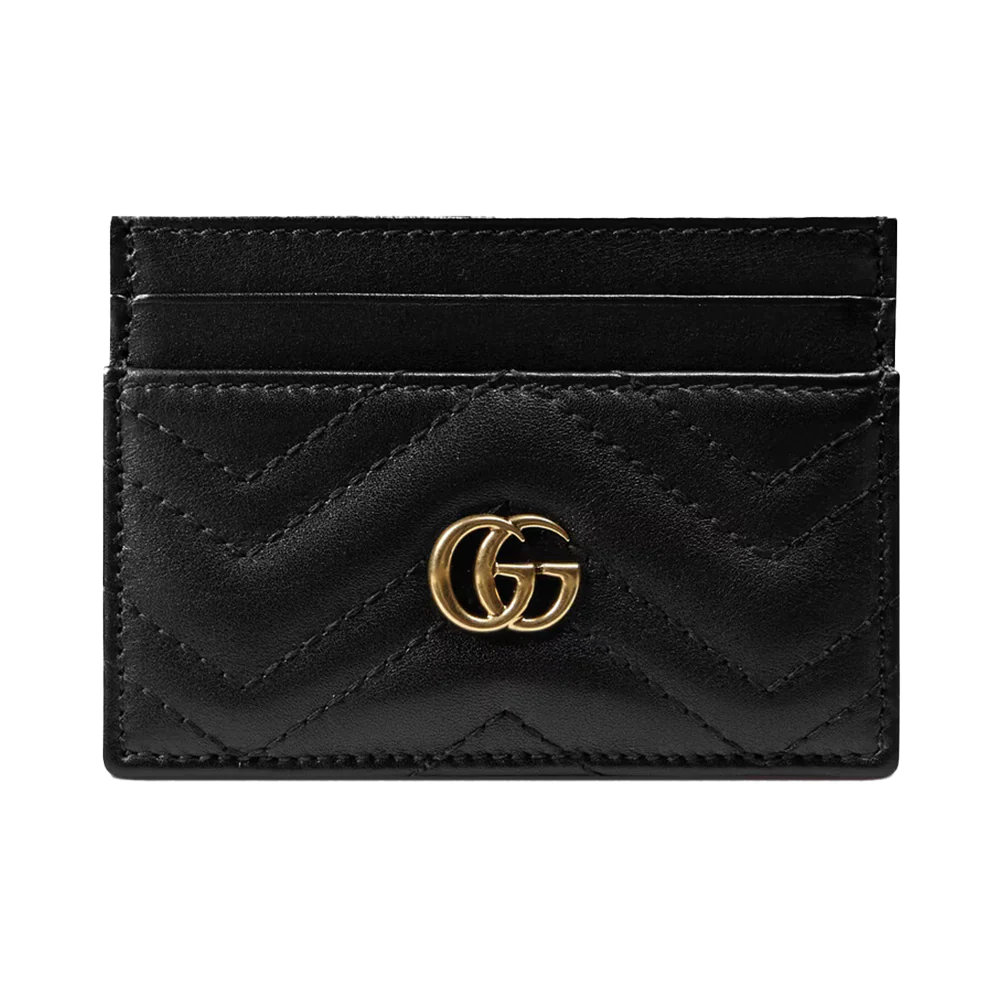 Gucci GG Marmont Card Case GG Black