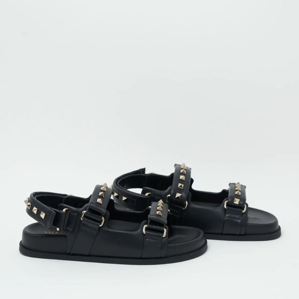Rockstud Dad Sandal Black