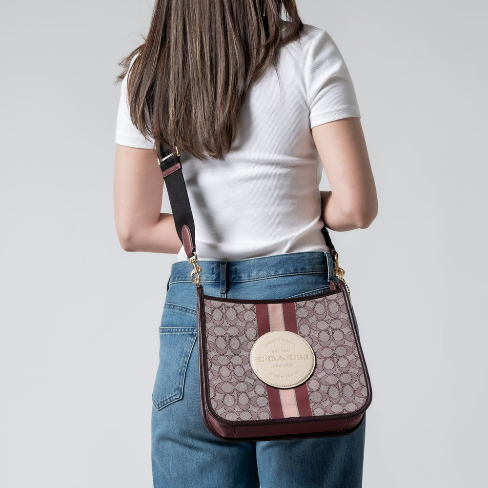 Signature Jacquard Stripes Dempsey File Wine Multi