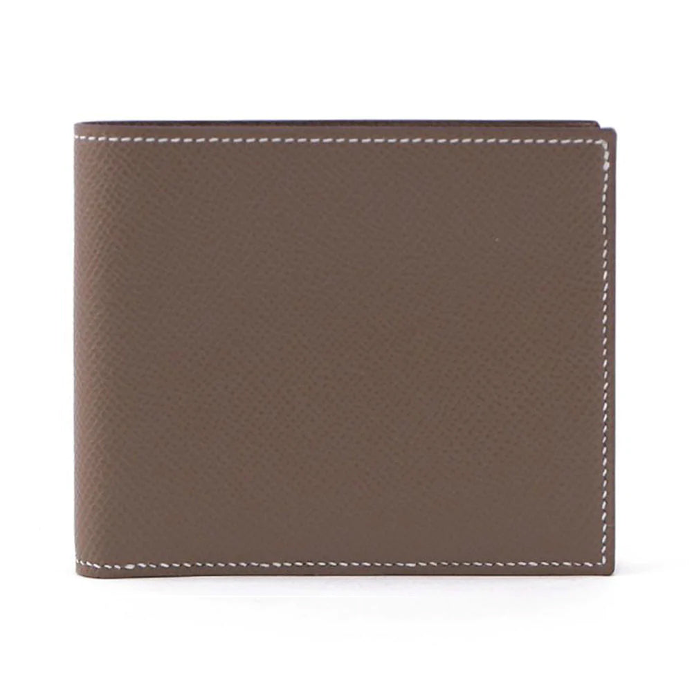 Hermes MC2 Compact Wallet Epsom Etoupe