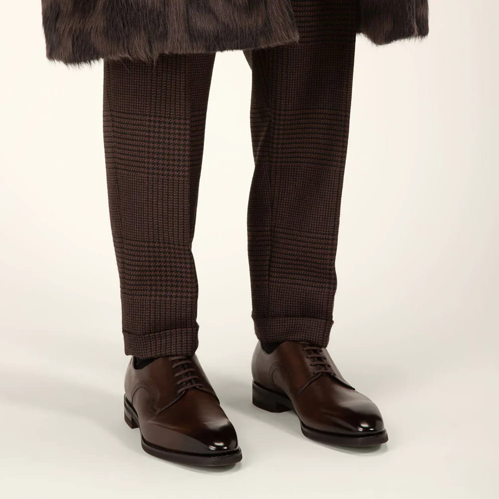 Bally Scrivani Derby Loafers Calf Leather Brown
