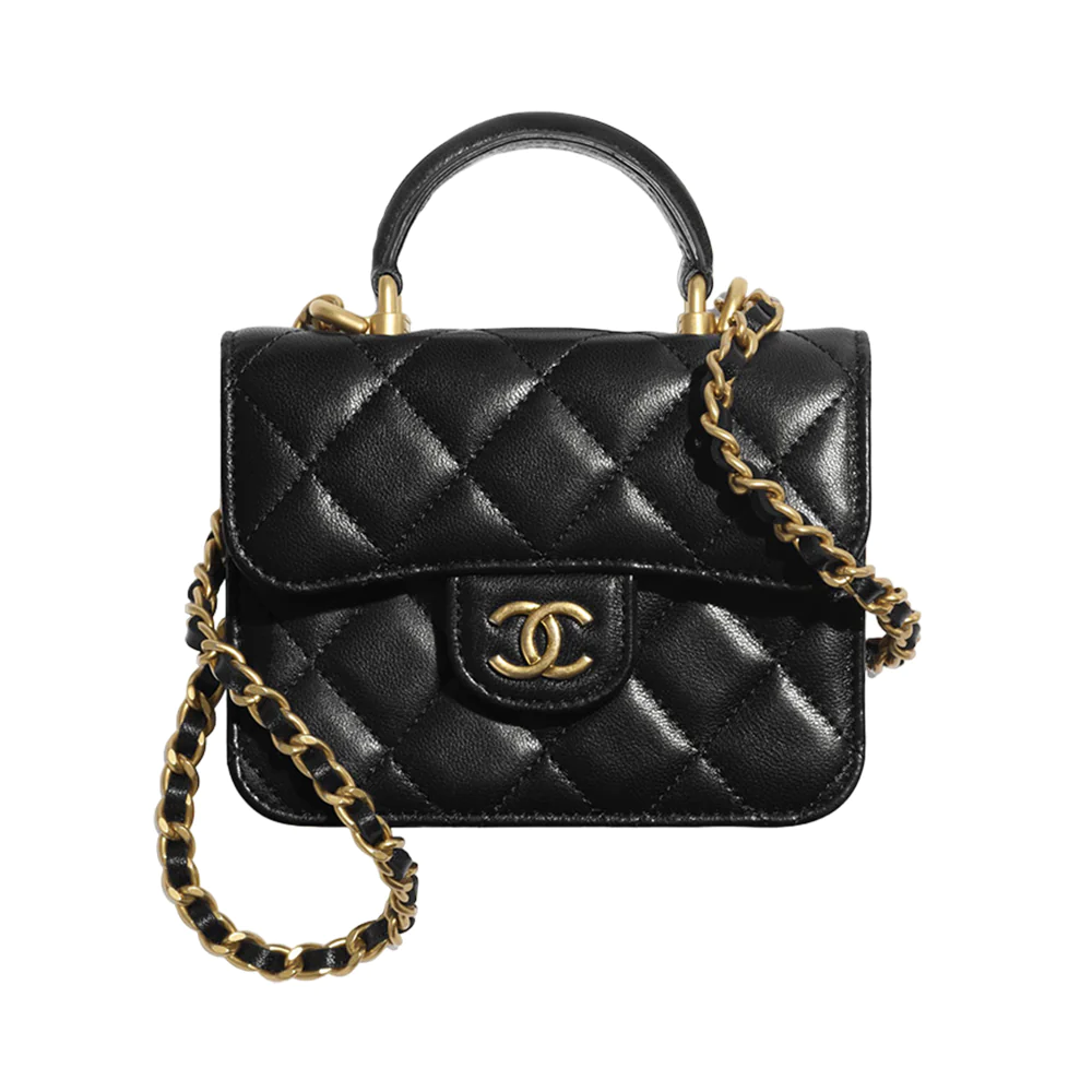 Chanel Flap Coin Purse with Chain