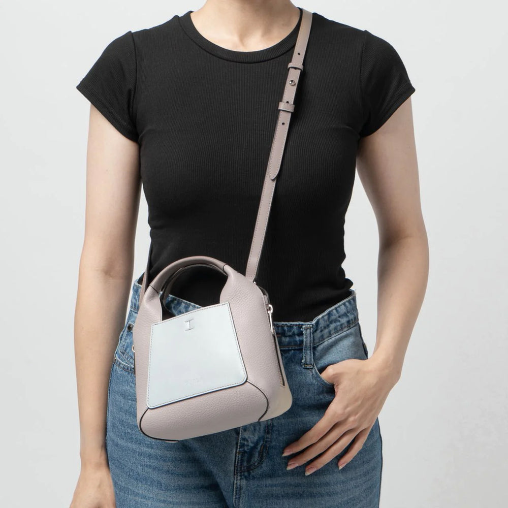 Furla Gilda Color Block Mini Tote Artemisisa/Fulmoon/Greige