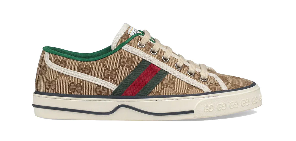 Gucci GG Tennis 1977 Sneaker Beige/Ebony White Women 