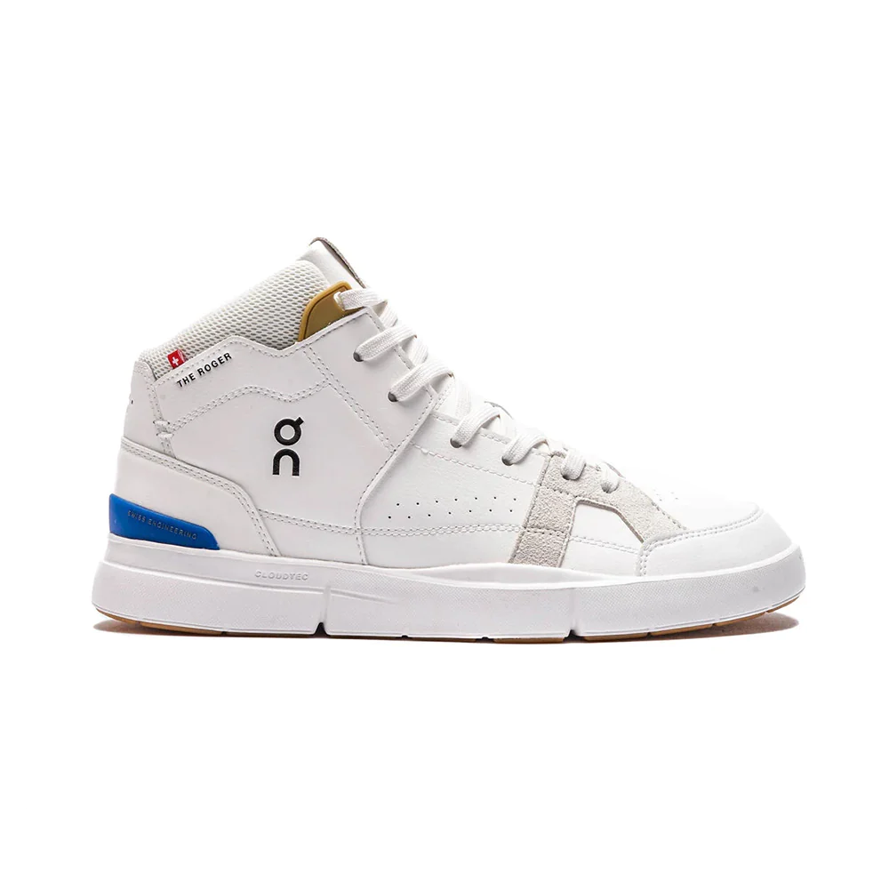 The Roger Clubhouse Mid Top Sneakers White Indigo Men