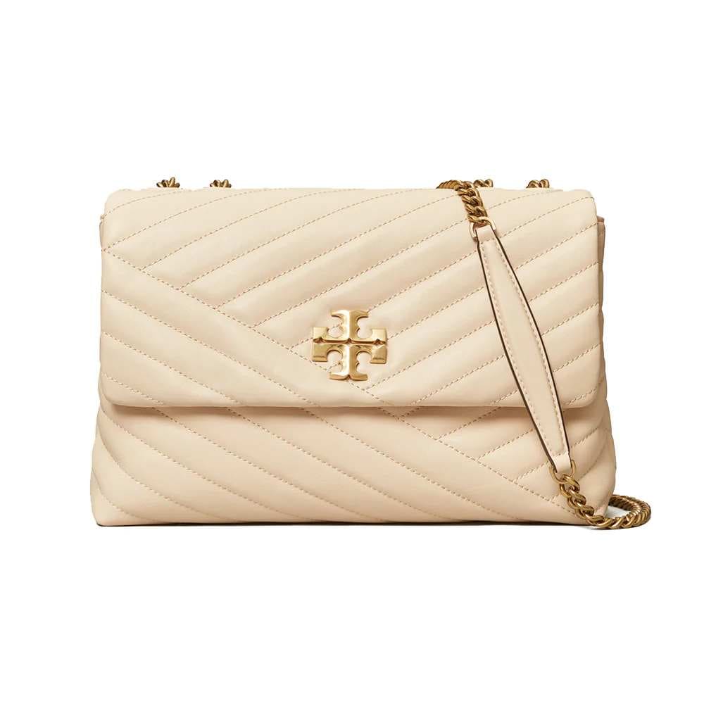 Tory Burch Kira Small Convertible Shoulder Bag New Cream | Voila.id