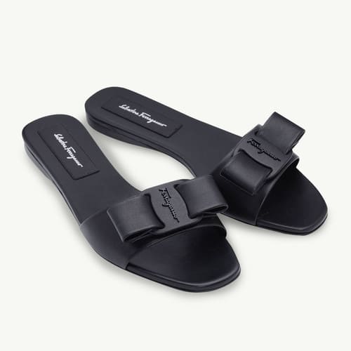 Viva Leather Sandals Black