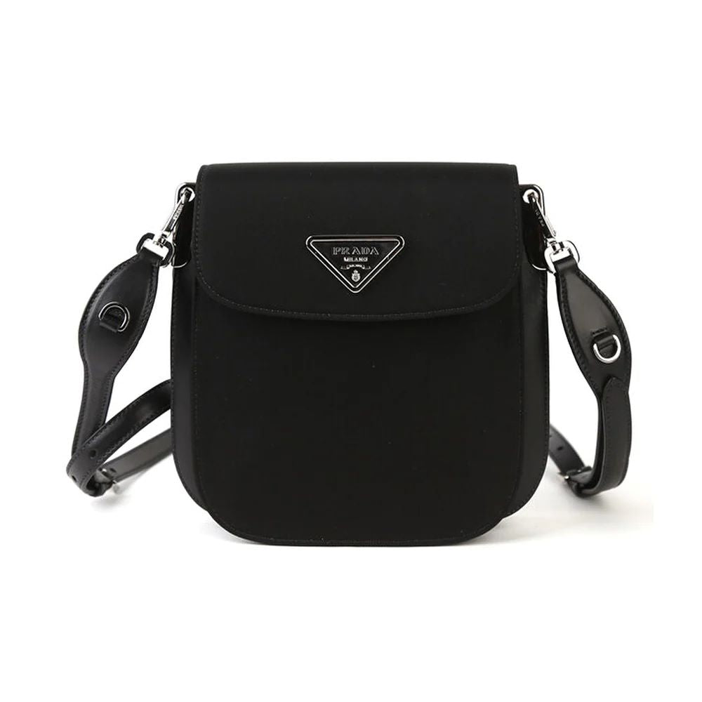 Triangle Logo Margit Shoulder Bag Black