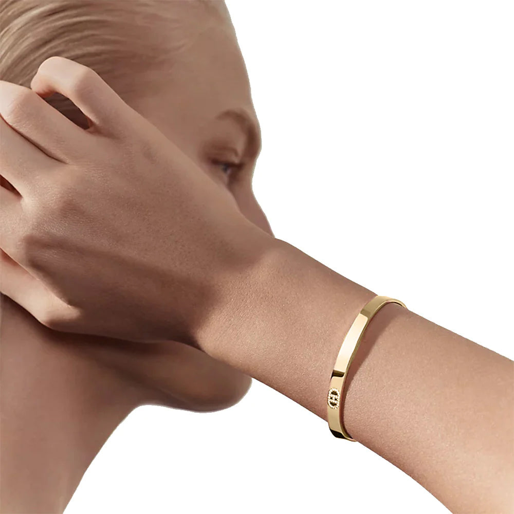 Hermes H d'Ancre Gold Bracelet Small Model