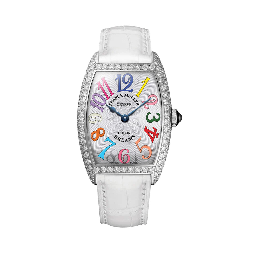 Franck Muller Cintree Curvex 1752 Steel White Diamond Colordreams