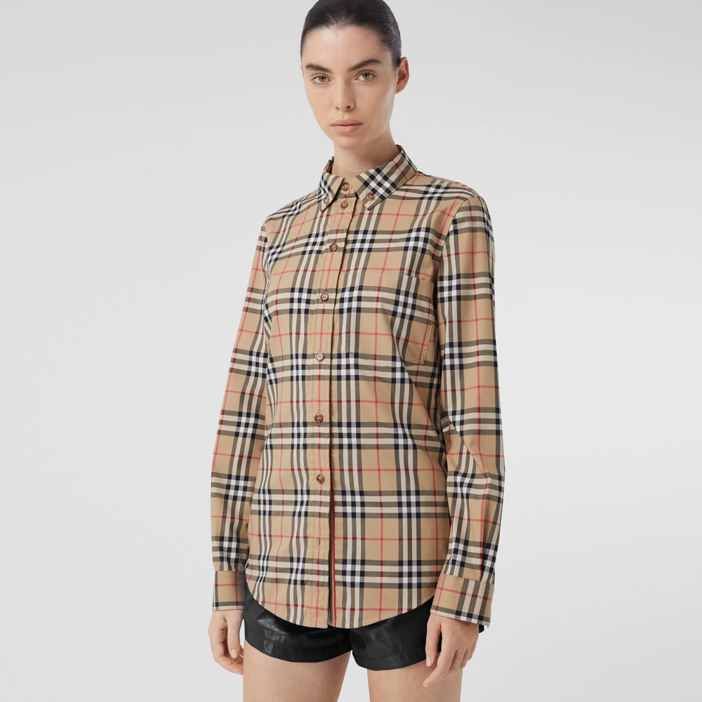 Being Stylish with Vintage Shirt From Burberry