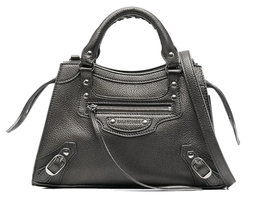 Balenciaga Neo Classic City XS Top Handle Bag Silver Shw