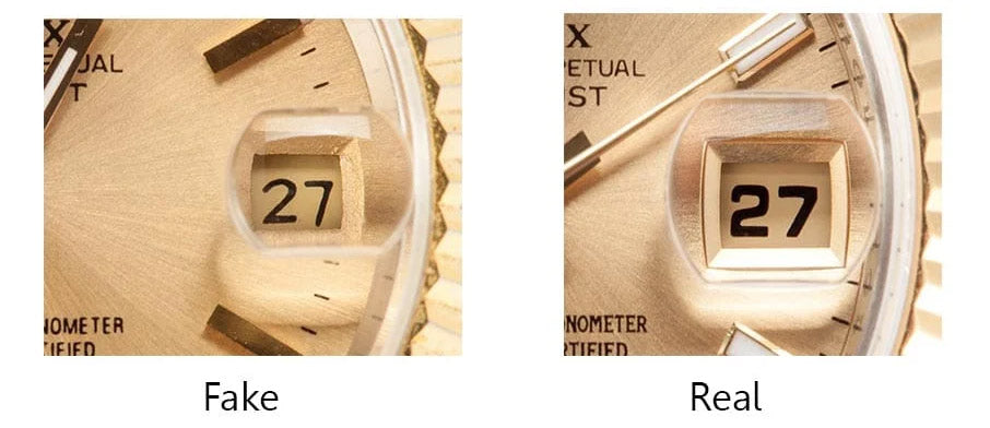 Cyclops pada jam tangan Rolex