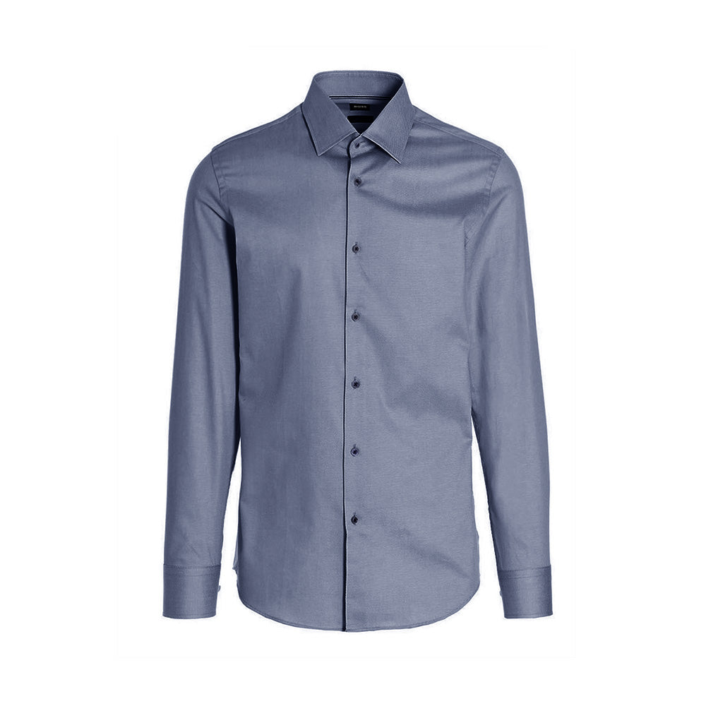 Hugo Boss Buttoned Hank Shirt Blue