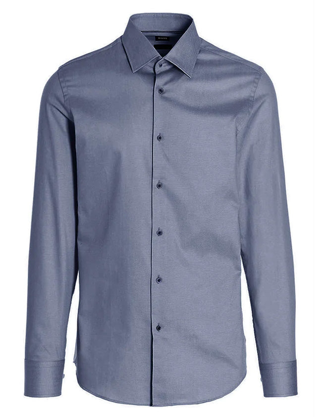 Hugo Boss Buttoned Hank Shirt Blue 
