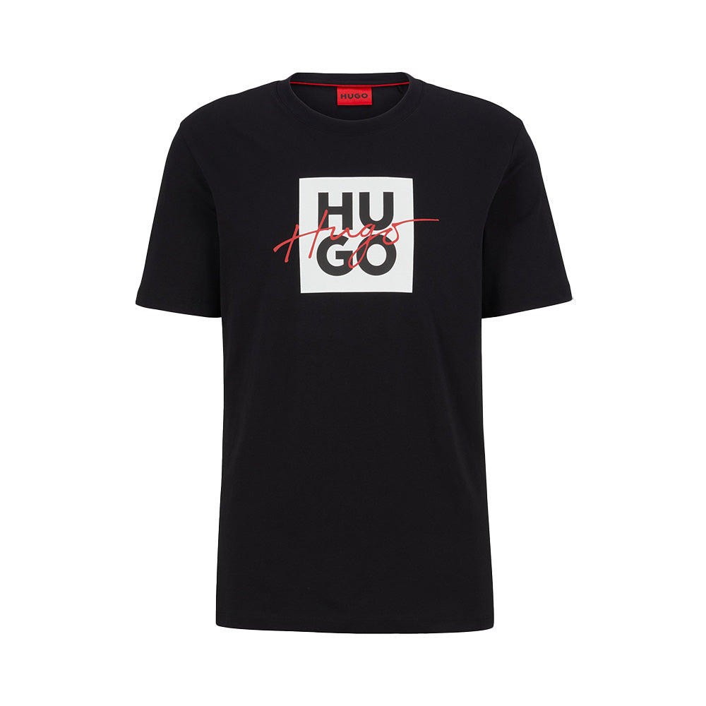 Hugo Boss Dalpaca Handwriteen Logo T-Shirt Black