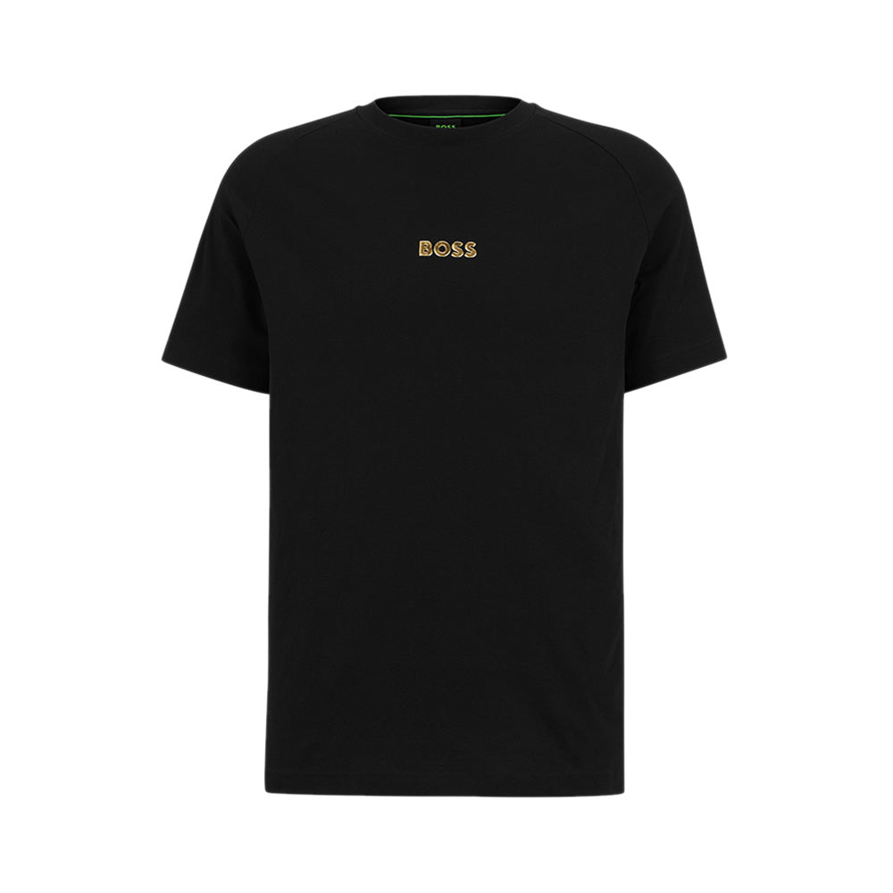 Hugo Boss Tee 2 Logo Print T-Shirt Black