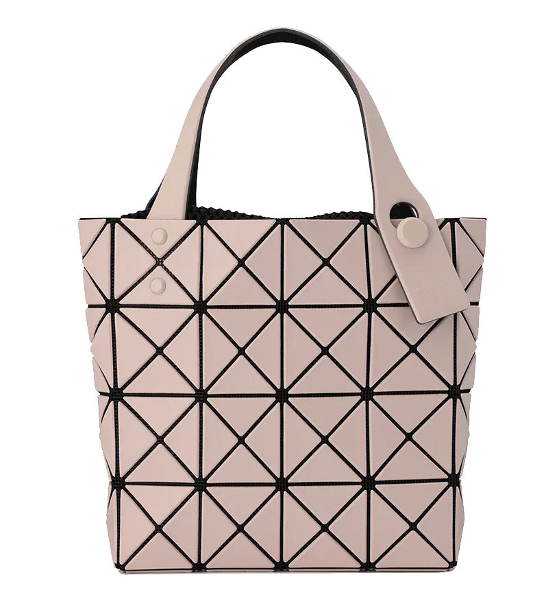 Issey Miyake Small Bao Bao Lucent Small Geometric Tote Bag Light Beige