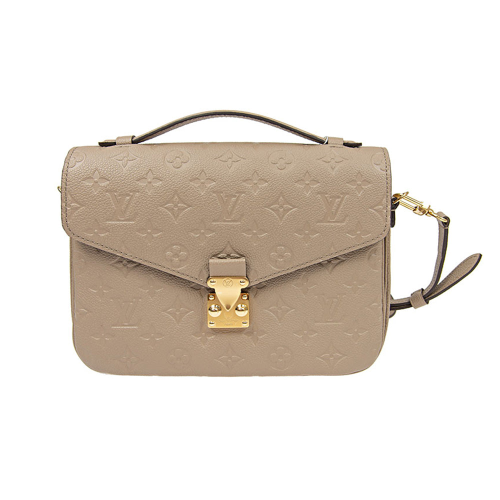 Louis Vuitton Pochette Métis Monogram Empreinte Leather Tourterelle