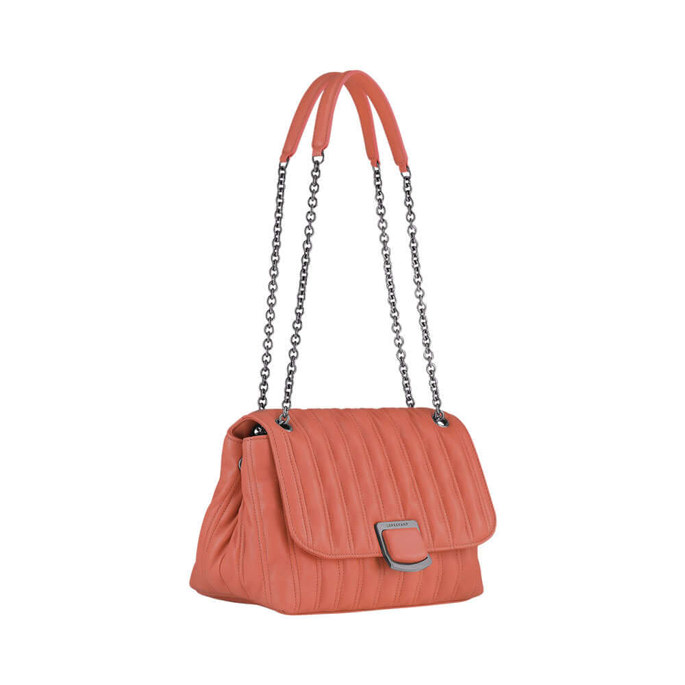 Longchamp Brioche M Crossbody Bag Blush Pink
