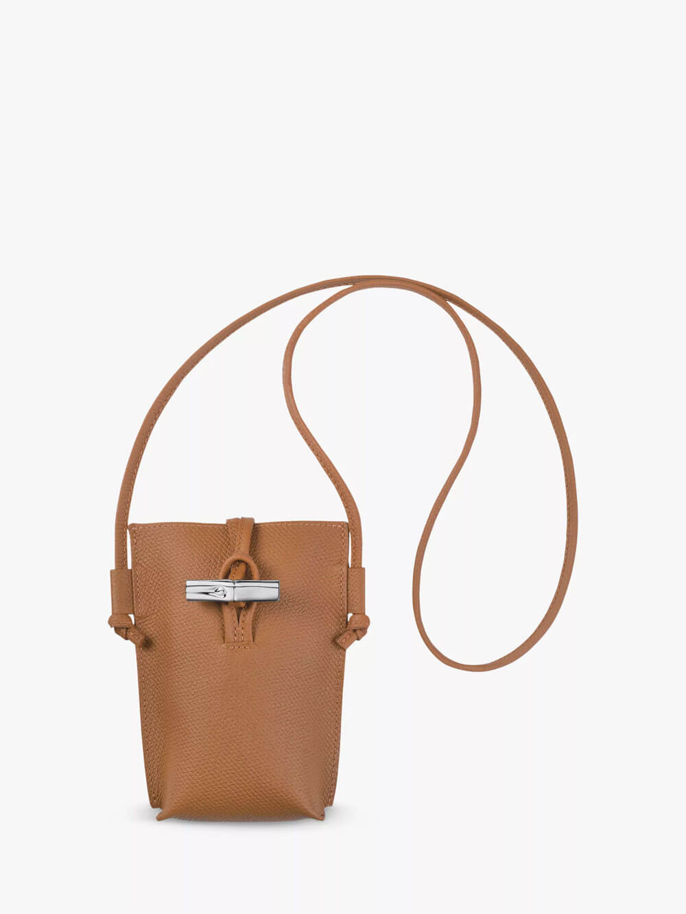 Longchamp Roseau Phone Crossbody Bag Natural