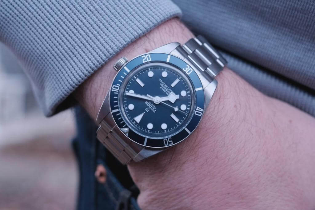 Bezel Black Bay Fifty-Eight Navy Blue