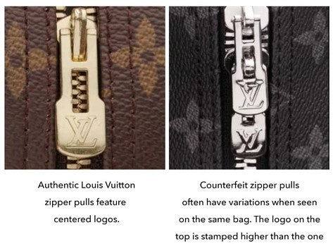 Cara membedakan tas LV asli dan palsu dari stamp logo