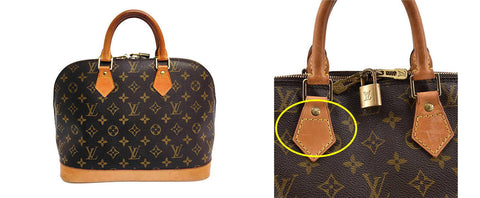 Cara membedakan tas LV ori dan KW dari warna benang jahitan