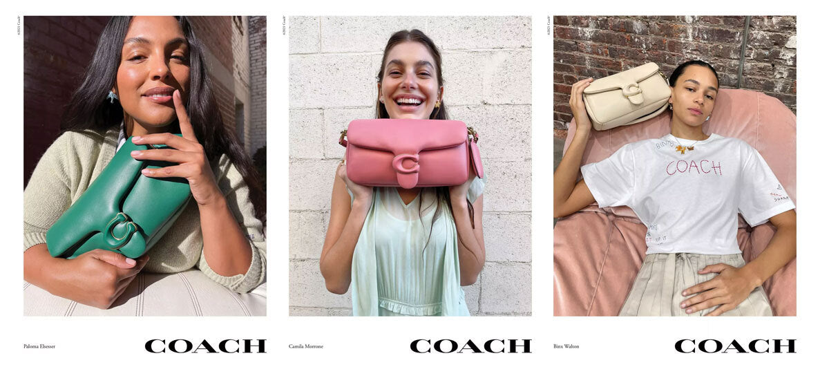 Ada dua ukuran tas Coach Pillow Tabby