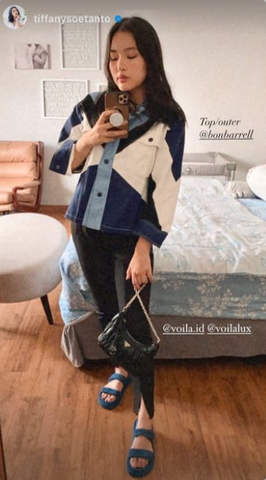 Gaya fashion mewah Tiffany Soetanto istri Chef Arnold Masterchef