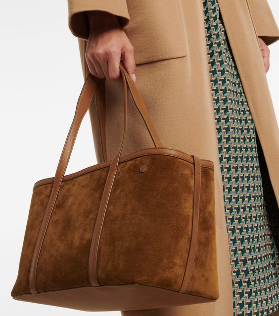 Suede totebag 