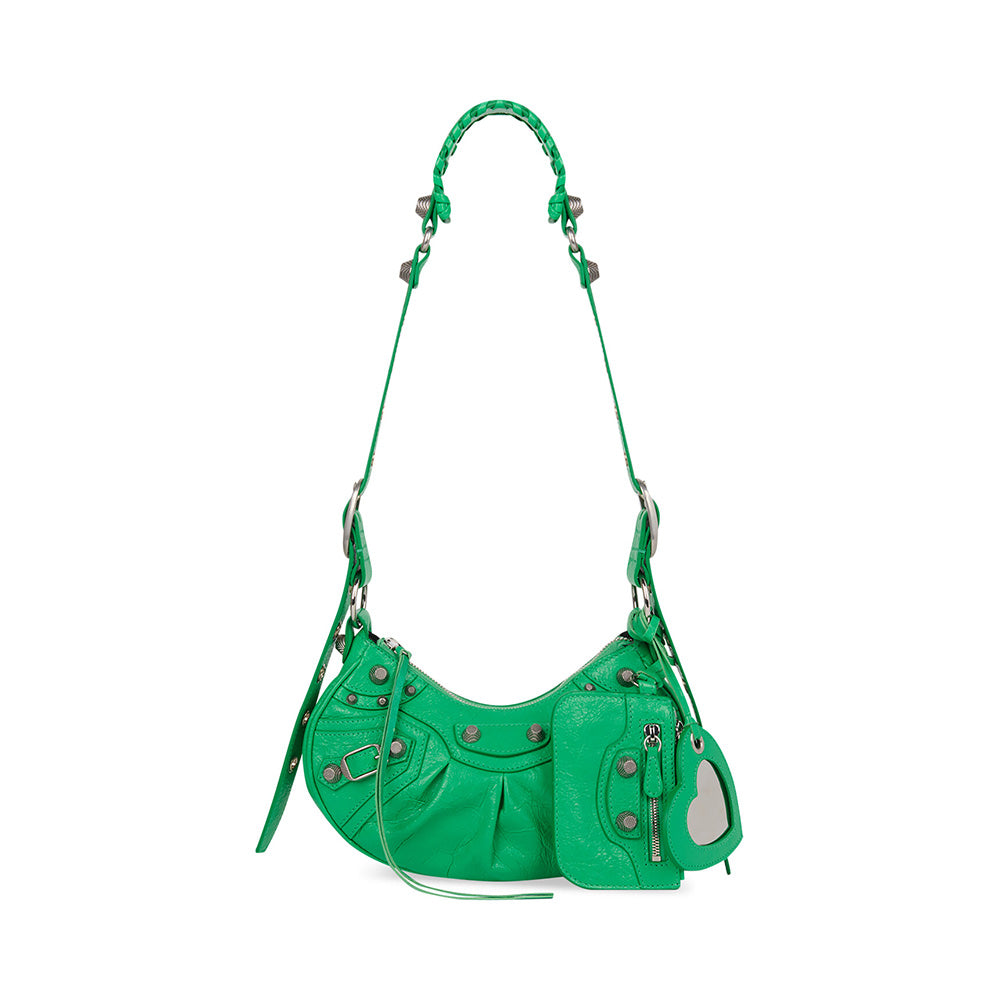 Balenciaga Le Cagole XS Shoulder Bag Green Shw