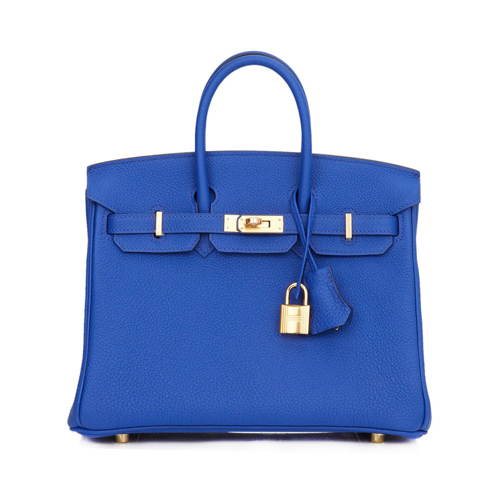 Hermès B25 Bleu Royal Togo Ghw U