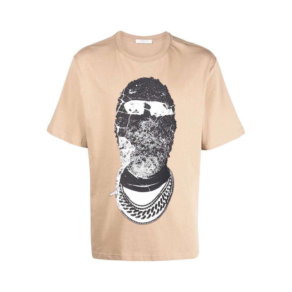 Ih Nom Uh Nit Mask of Negative Effect T-Shirt Beige