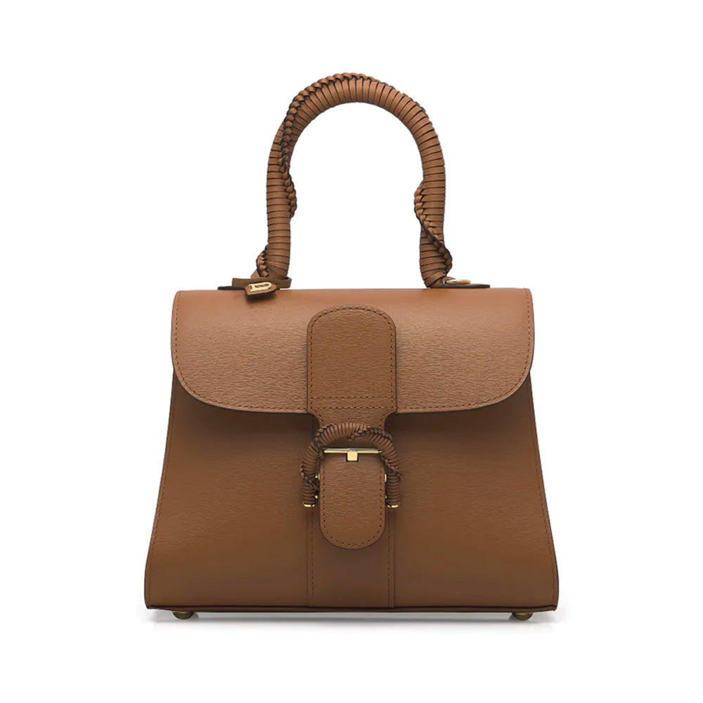 Delvaux Brillant PM Box Bag Calf Tan