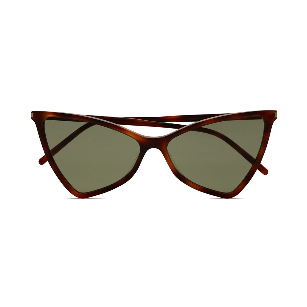 Saint Laurent SL 475 JERRY Cat-Eye Sunglasses Havana Green